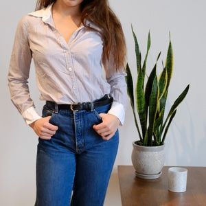 J.Crew Pinstripe Button Down